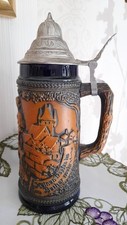 Gerz relief bierkrug gebraucht kaufen  Langen