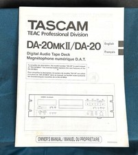 Tascam 20mkii manuals for sale  FRODSHAM