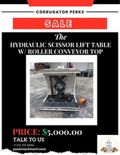 Hydraulic scissor lift for sale  Spring Valley
