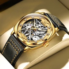 Relógios masculinos mecânicos automáticos relógio esportivo noctilucente impermeável comprar usado  Enviando para Brazil
