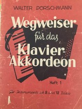 Wegweiser klavier akkordeon gebraucht kaufen  Ravensburg