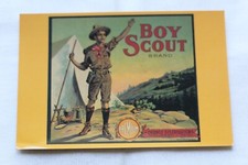 Cpm publicitaire, Boy scout, orange box label, publicité comprar usado  Enviando para Brazil