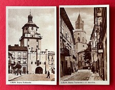 2 x AK LUBLIN w Polsce ok. 1939 Brama Krakowska, Brama Trynitarska ( 163080, używany na sprzedaż  Wysyłka do Poland