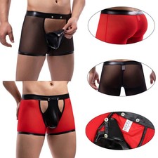 Shorts boxer sexy masculino cor sólida cintura baixa canto plano estilo botão cuecas sexy comprar usado Shorts boxer sexy masculino cor sólida cintura baixa canto plano estilo botão cuecas sexy comprar usado  Enviando para Brazil