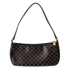 Usado, Mini bolsa de ombro de lona CELINE Macadam Triomphe comprar usado  Enviando para Brazil