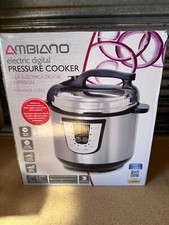 Panela de pressão digital elétrica Ambiano 6 qt (5,65 L) caixa aberta excelente condição comprar usado  Enviando para Brazil