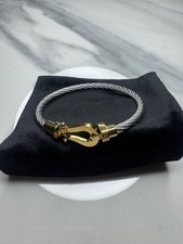 Bracelet câble acier d'occasion  La Cadière-d'Azur