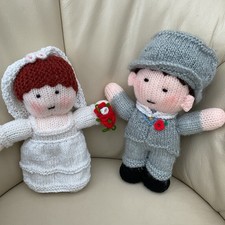 knitted bride and groom for sale knitted bride and groom for sale WOKING