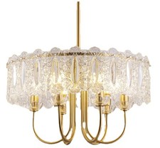 Gold drum chandelier for sale  Merrillville