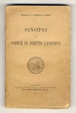 Sinopsi del codice usato  Firenze