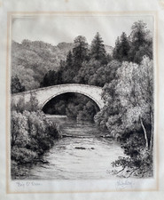 1890 antique etching for sale  MARLOW