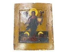 Antica icona legno usato  Roma