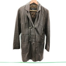 ladies vintage leather coat for sale  ROMFORD