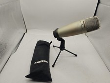 Microfone condensador Samson C01U USB estúdio SAC01UCW com suporte e estojo comprar usado  Enviando para Brazil