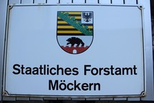 Emailleschild staatliches fors gebraucht kaufen  Pforzheim