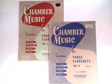 Usado, Chamber Music for Three Clarinets Vols. I & II. - H.Voxman (Arranger) - Undated  comprar usado  Enviando para Brazil