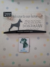 Dobermann sign magnet for sale  WISBECH