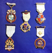 Five vintage masonic for sale  HALESWORTH