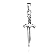 Pendentif épée argent d'occasion  Expédié en France