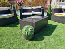 Rattan garden sofa for sale  BANBURY