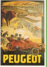 Tamagno postcard peugeot. d'occasion  Expédié en Belgium