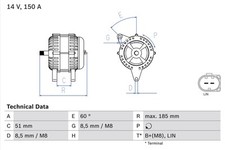 Bosch lichtmaschine generator gebraucht kaufen  Oberlungwitz