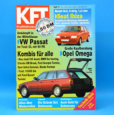 KfT Kraftfahrzeugtechnik 11/1991 Seat Ibiza VW Passat Ford Escort Mazda 626 G, usado comprar usado  Enviando para Brazil