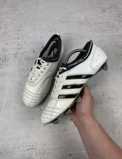 Adidas Adipure FG Skórzane białe buty piłkarskie US10 UK9 1/2 EUR 44 na sprzedaż  PL