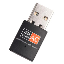 600Mbps Mini USB WiFi Odbiornik Dwuzakresowy 2,4 GHz / 5 GHz Bezprzewodowa karta sieciowa na sprzedaż  Wysyłka do Poland