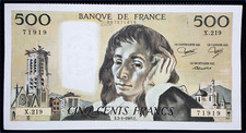 Billet 500 francs d'occasion  Crespin