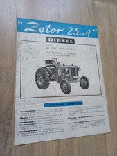 Prospectus tracteur zetor d'occasion  Lys-lez-Lannoy