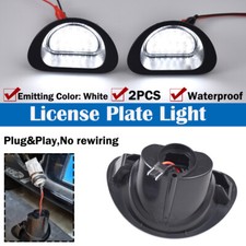2 peças para Peugeot 107 2005 2006 2007 2008-2014 luz de placa de para-choque traseiro comprar usado  Enviando para Brazil