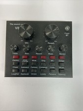 Mixer de áudio para gravação e transmissão de karaokê V8 - Placa de som externa USB comprar usado Mixer de áudio para gravação e transmissão de karaokê V8 - Placa de som externa USB comprar usado  Enviando para Brazil