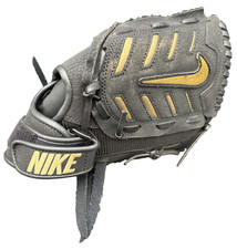 Luva de beisebol Nike Alpha Huarache Edge RHT 11,75 polegadas cesta web preto dourado nova comprar usado  Enviando para Brazil
