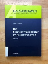 Staatsanwaltsklausur assessore gebraucht kaufen  Oldenburg (Oldenburg)
