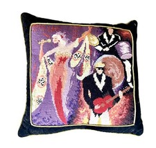 Needlepoint pillows feather for sale  Durham