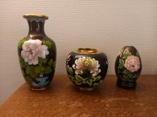 Vases oeuf cloisonné d'occasion  Saint-Nicolas-de-Port