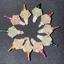 Lote Vintage HTF Plástico Transparente Árvore de Natal Capas de Luz Refletores de Diamante comprar usado  Enviando para Brazil
