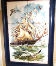 Tableau carreaux ceramiques d'occasion  Parentis-en-Born