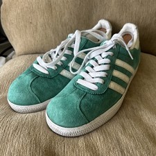 Adidas gazelles green for sale  SWINDON