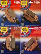 Conjunto de pastilhas de freio dianteiras e traseiras EBC R Series - Yamaha YFM550 e YFM700 Grizzly, usado comprar usado  Enviando para Brazil