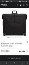 tumi luggage garment bags for sale  Alexandria