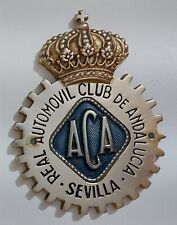 61142 Badge Stemma Auto d'epoca - ACA Automovil Club de Andalucia Sevilla comprar usado  Enviando para Brazil