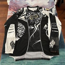 Camiseta manga longa vintage Y2K Fox racing moto cross grunge, usado comprar usado  Enviando para Brazil