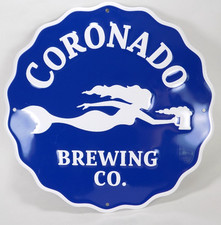 Usado, Placa de lata Coronado Brewing Metal Tacker Califórnia San Diego cerveja artesanal sereia comprar usado Usado, Placa de lata Coronado Brewing Metal Tacker Califórnia San Diego cerveja artesanal sereia comprar usado  Enviando para Brazil