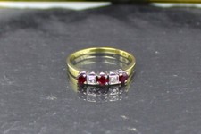 Rubin diamant goldring gebraucht kaufen  Fürth