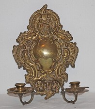 Vintage wandleuchter messing gebraucht kaufen  Veitsbronn