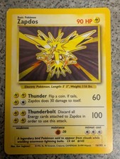 Holo zapdos 1995 for sale  GRIMSBY