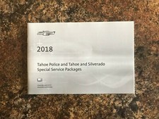 Pacote de veículo de serviço especial Chevrolet Silverado 2018 manual do proprietário - comprar usado  Enviando para Brazil