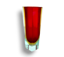 Vaso vetro rosso usato  Ferrara